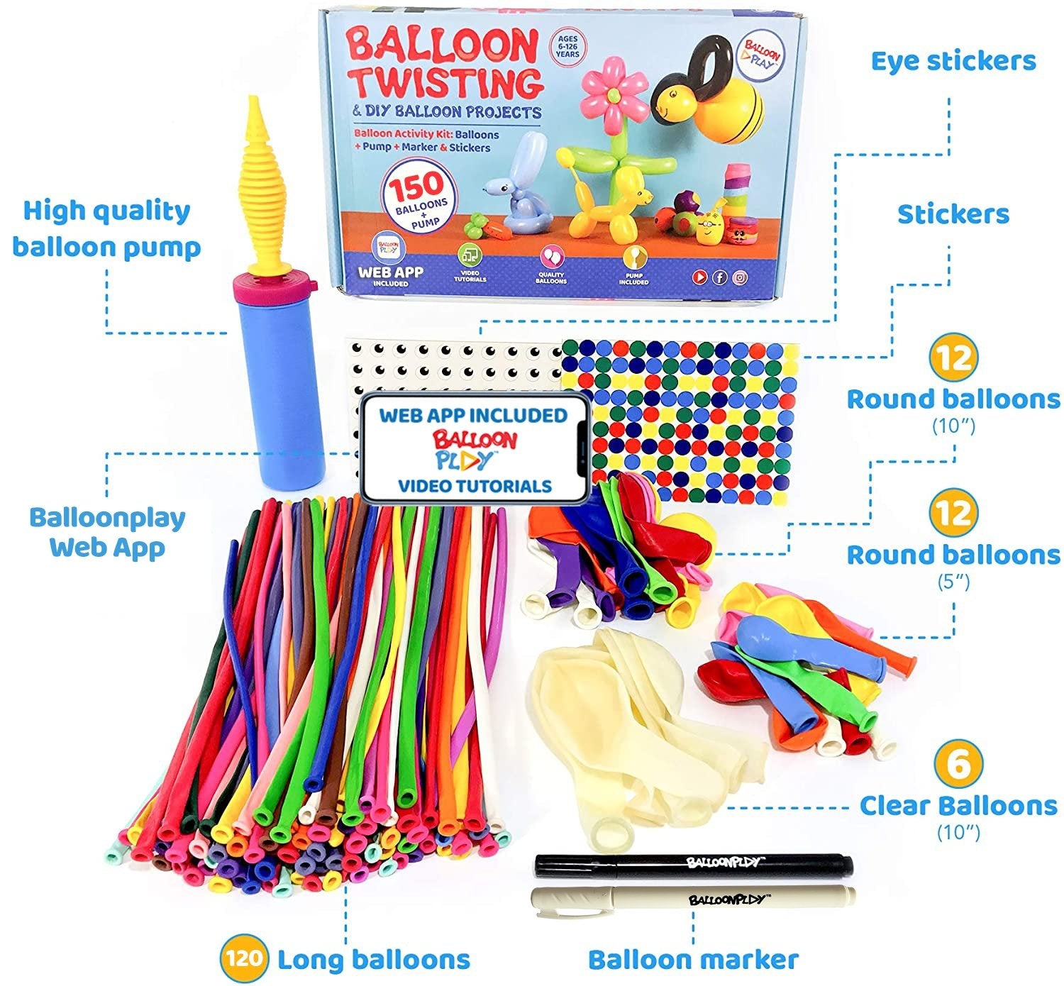 How to make Balloon Stickers, Wonder Balloons